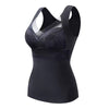 2-in-1 Warm Breathable Lace Bra Wireless High Elastic Thermal Lifting Vest Bra