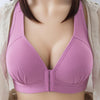 Plus Size Front Closure Elastic Push Up Comfort Bra-BH23