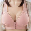 Plus Size Front Closure Elastic Push Up Comfort Bra-BH23