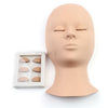 Training Mannequin With  6 Pcs Eyelids