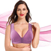 Plus Size Front Closure Elastic Push Up Comfort Bra-BH23