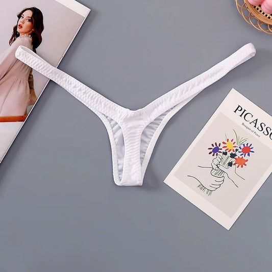 New Deep V Thong Women's Breathable  Line Sexy Hot Waist Mini Panties Bikini Bottom Thongs Female Panty Women Underwear