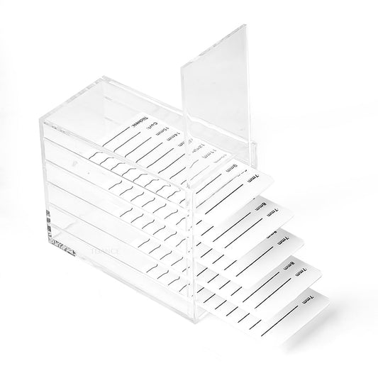 5 Layers Eyelash Storage Box Transparent