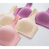 Plus Size Front Closure Elastic Push Up Comfort Bra-BH23