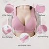 Plus Size Front Closure Elastic Push Up Comfort Bra-BH23