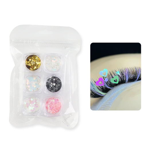 Eco-Friendly PET Decorative Sequin For Lash Extension（5 color）