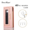 DeceMars 4D - W Shaped Eyelash Extension (Thickness: 0.10mm)