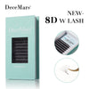 DeceMars New 8D - W Shaped Eyelash Extension (12line/Tray)