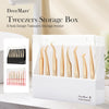 DeceMars Tweezers storage box 8 holes holder