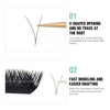 DeceMars V-Shaped Eyelash Extension（12lines/tray）