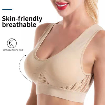 9.99€!🔥2025 New Year Hot Sale🔥New 360° Support Breathable Push-up Wireless "No Feeling" Bra - (BH35)