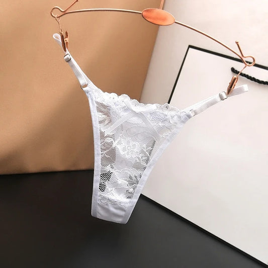 Mesh Lace Transparent Thong Women Panties Underwear Women Seamless G-String Female Underpants Intimates Lingerie Thong