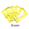 50Pairs Lash Extension Eye Stickers Hydrogel Patches