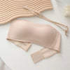 Women's bra strapless underwear thin non slip non marking invisible collection breast supplement jelly bra