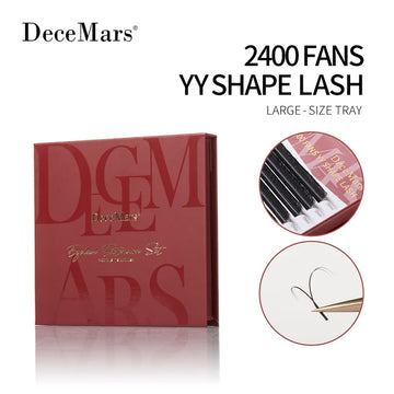 DeceMars Large Amount YY 3D 4D 5D 6D Large-size Tray Eyelash Extension