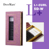 DeceMars L-curl M Curl YY 3D 4D 5D 6D Eyelash Extension 12 Lines