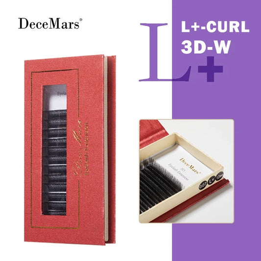 DeceMars L-curl M Curl YY 3D 4D 5D 6D Eyelash Extension 12 Lines