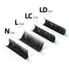 NAGARAKU Single Round Grafting Eyelash N L LC LD Mixed Barbie Warped D+ False Eyelashes3.0